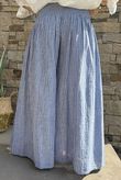 Marina Chalk Stripe Palazzo Pant Denim 